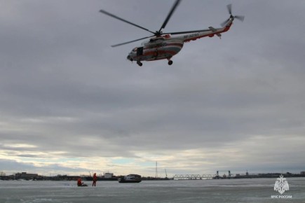 В Архангельске, как в кино — ледяной ад и спасение с небес!