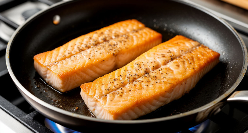 Как жарить рыбу: секреты идеальной корочки без крышки