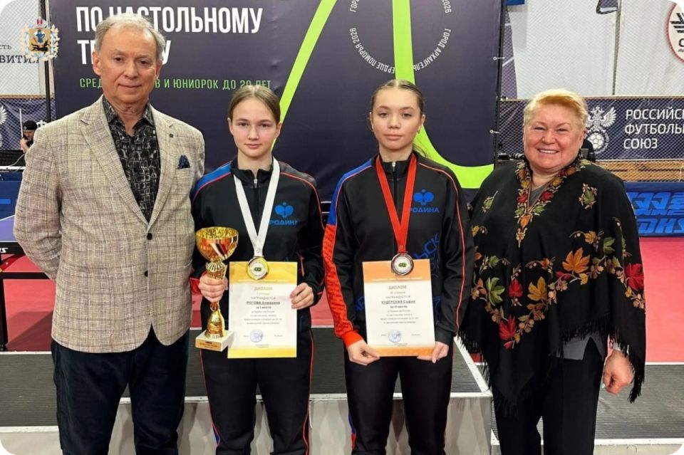 Теннисисты Поморья выиграли две медали на первенстве России