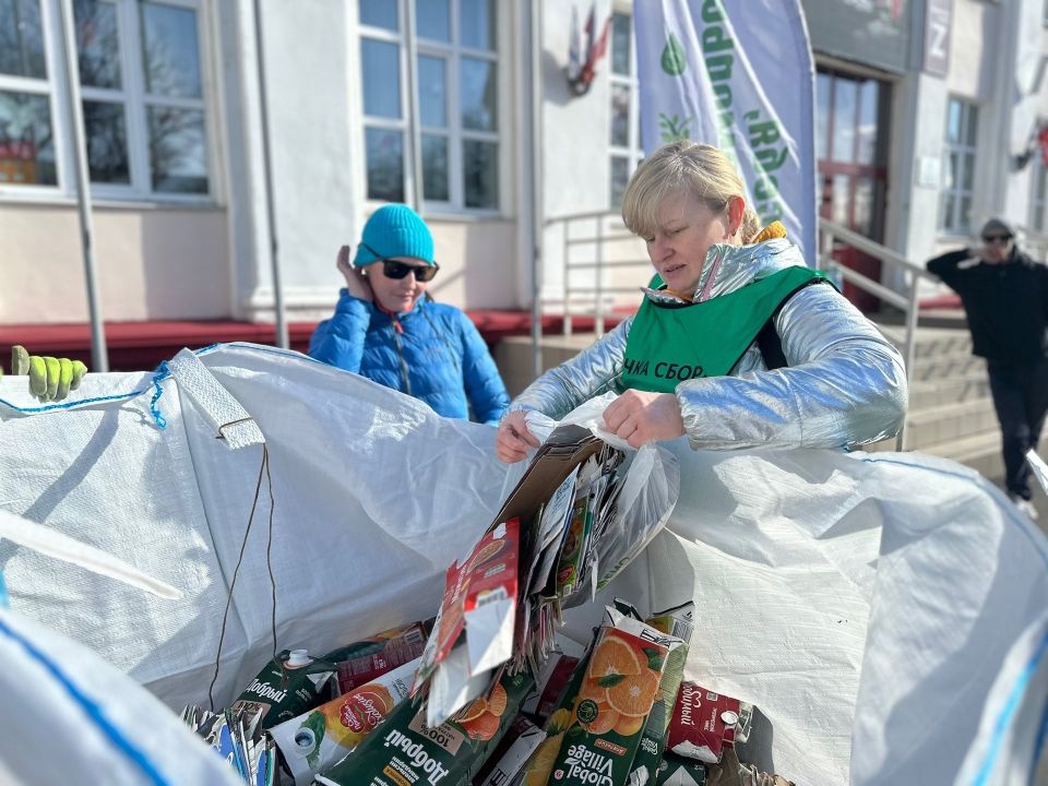 Более 700 кг тетрапака отправили на переработку