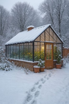 Как обеспечить надежность крыши теплицы в зимний период