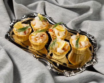 Тарталетки с лангустом и муссом из маскарпоне: взрыв вкусов для гурманов