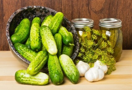 Необычные огурчики для зимних заготовок