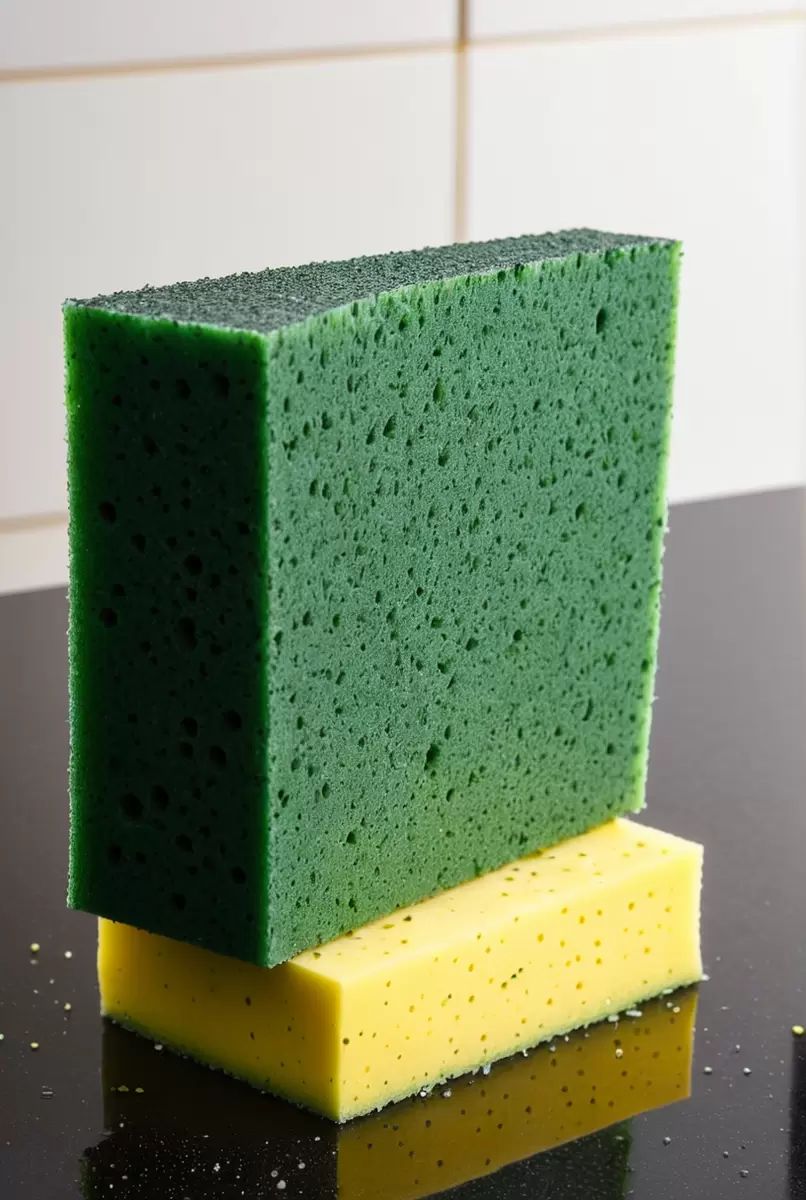 Универсальная комбинированная губка: как две стороны решают все задачи по уборке