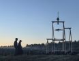 Думаете, что на фото? А это композиция лэнд-арт-фестиваля «Каргопольское узорочье. Лето» от мастеров из Санкт-Петербурга