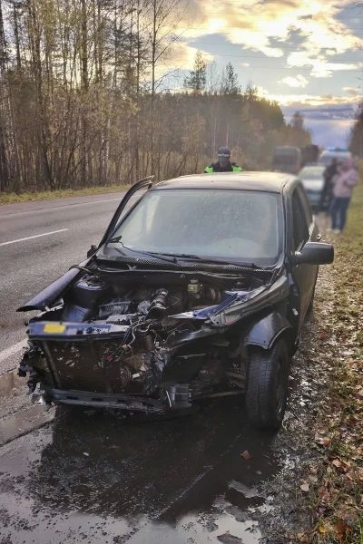 В Котласском округе произошло ДТП с участием трех транспортных средств, в результате которого пострадали четыре человека