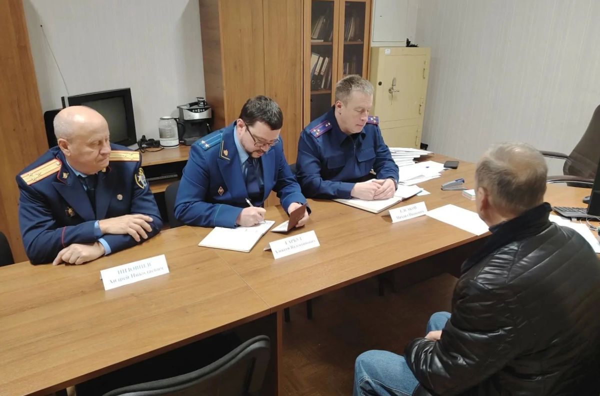 Руководитель Котласского межрайонного следственного отдела принял участие в приеме граждан