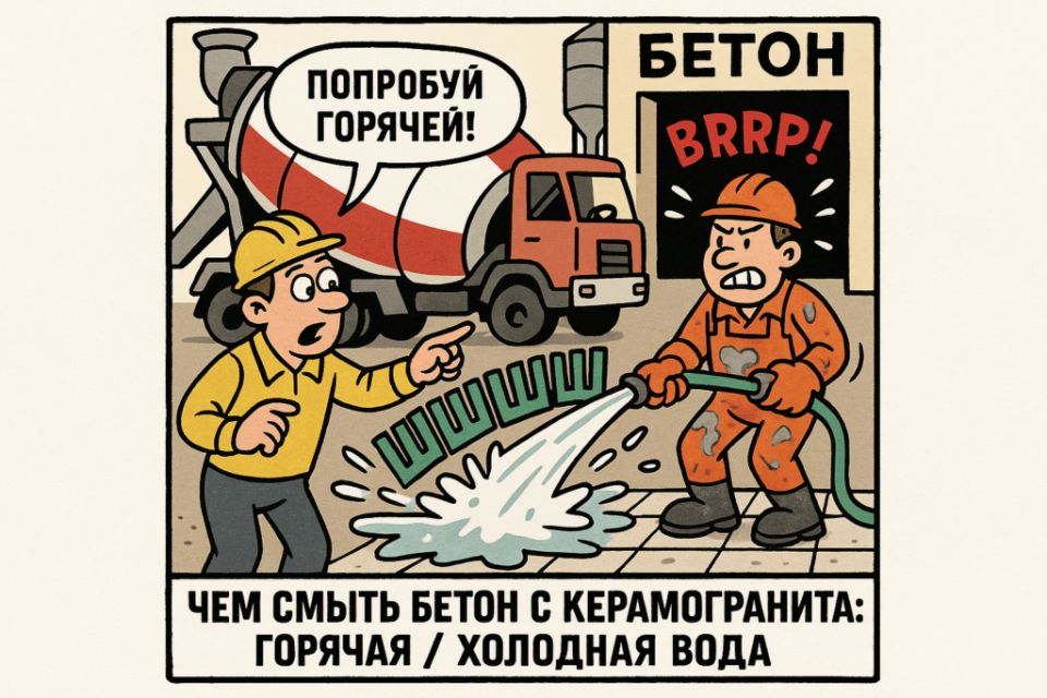 Эффективные способы очистки керамогранита от бетона: полезные советы